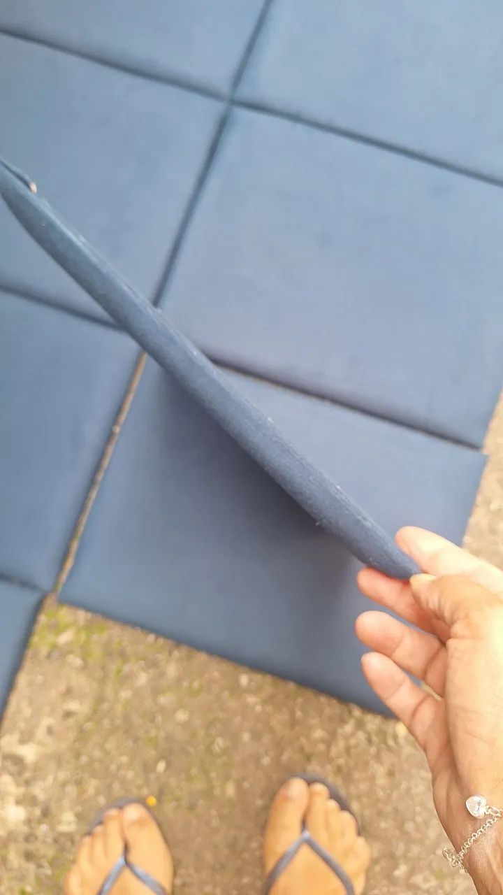 Cabeceira de cama casal azul. - Foto 4