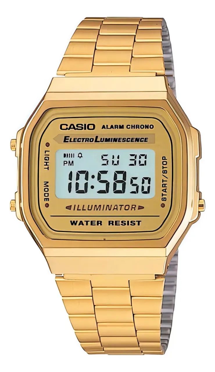 Relógio Casio Vintage Dourado Original - Foto 3