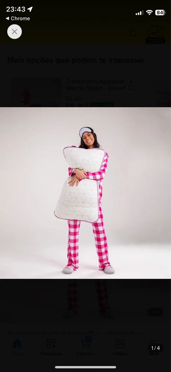 Travesseiro snow i wanna sleep - Foto 2