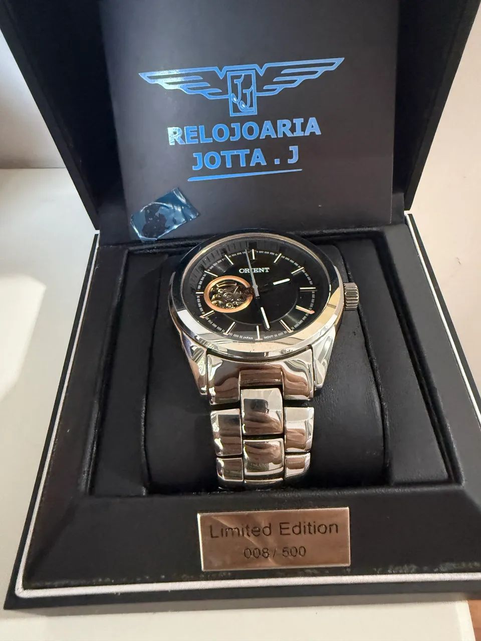 Relógio Orient Ceramic Open heart edição limitada (calibre automático/corda manual) - Foto 4