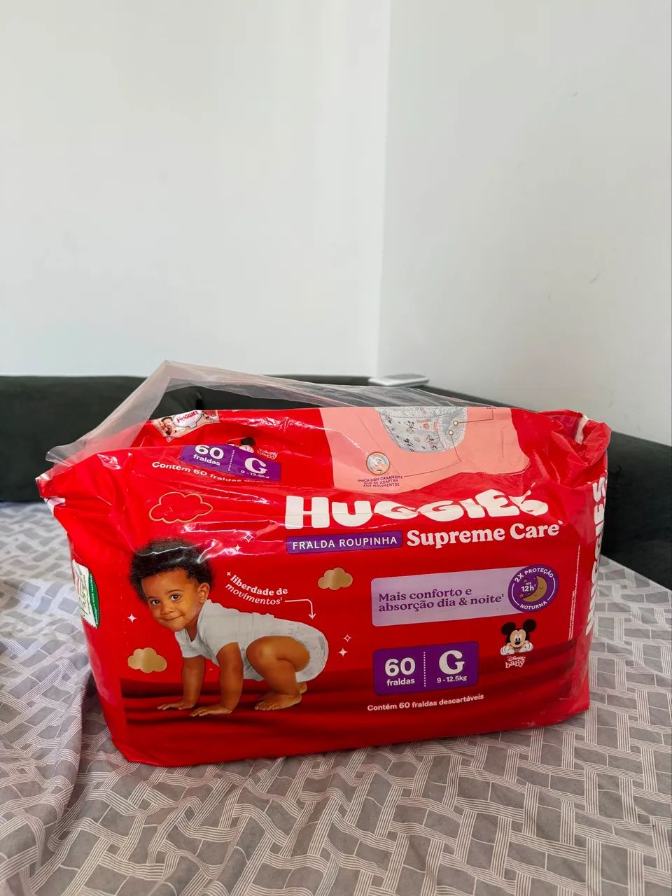 Fralda supreme care Huggies 