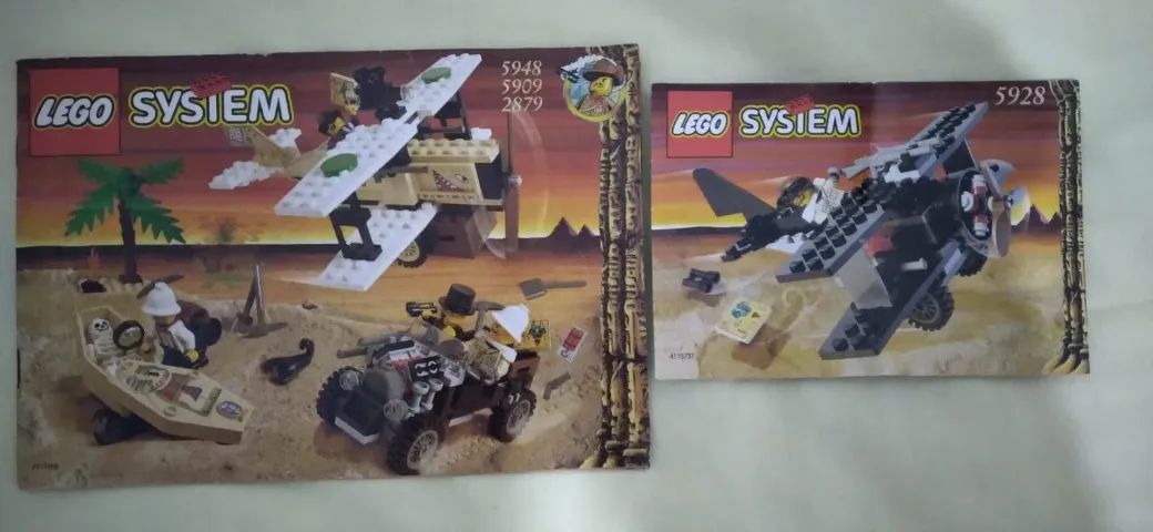 LEGO adventurers egito 5909 e 5928 + sarcófago gigante e instruções - Foto 2