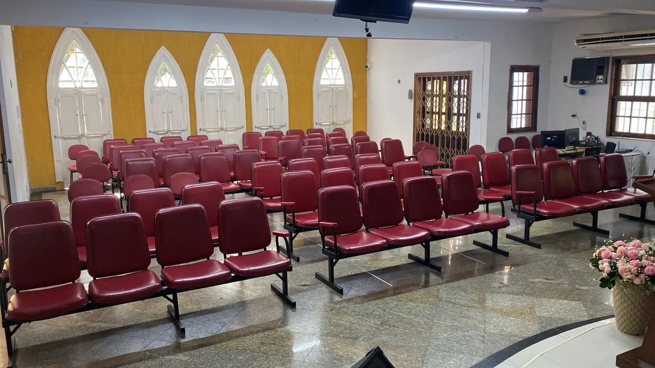 Cadeiras longarinas igreja  - Foto 3