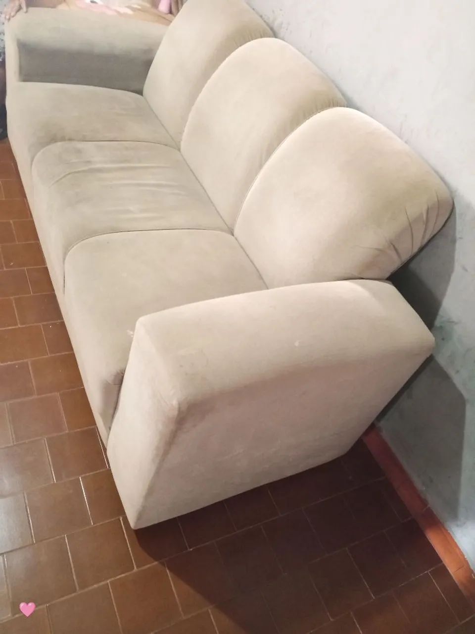 Jogo de Sofá 2 e 3 Lugares em Suede