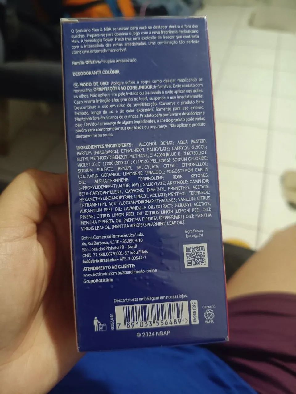 perfume boticário nba - Foto 5