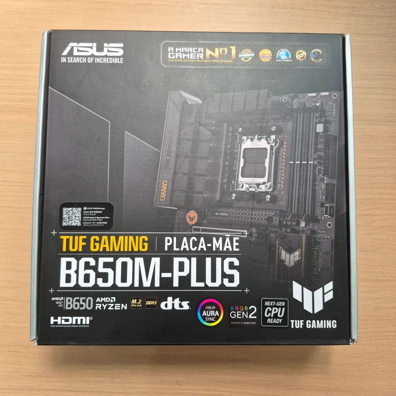 Placa-Mãe ASUS TUF Gaming B650M-Plus ? NOVA