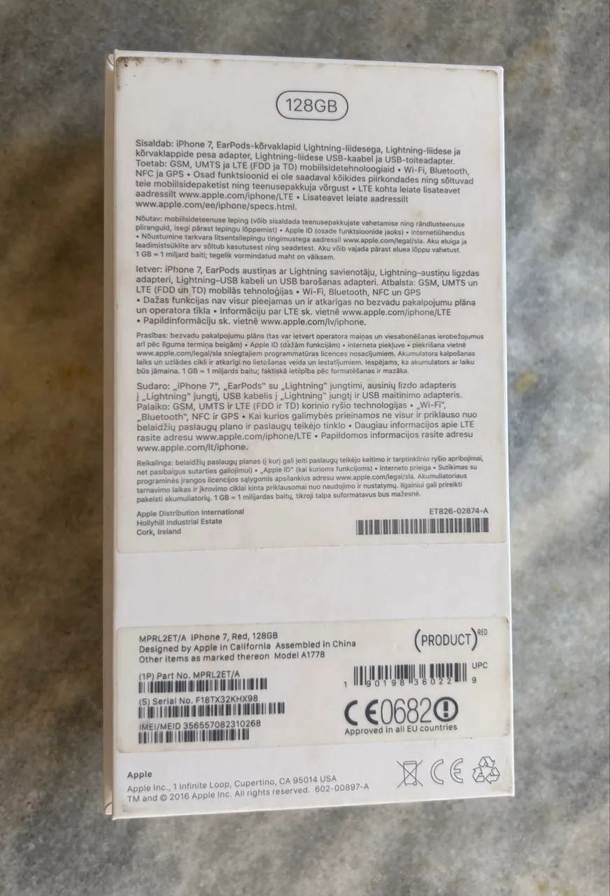 Celular smartphone iPhone 7 Red  - Foto 3