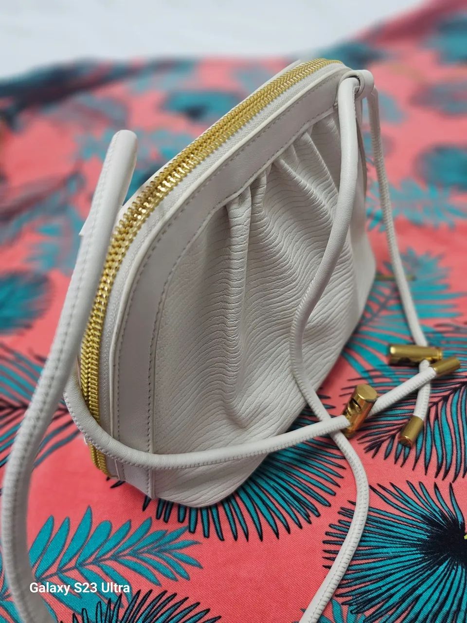 Bolsa branca tiracolo  - Foto 5