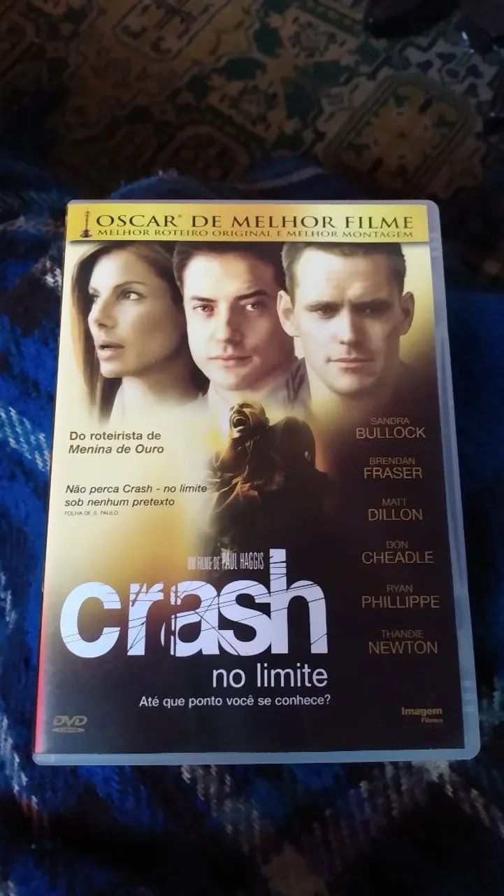 DVD original crash no limite ótimo estado. 