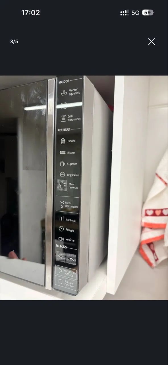 Microondas Brastemp 32 L 110V - Foto 4