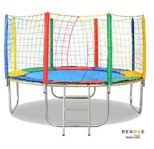 Pula Pula Cama Elástica 2,33 m com Escada / Nova / Melhor Preço do Brasil