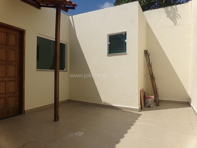 (J1) Casa linear de 2 quartos com suite, 2 vagas, e área externa no Santos Dumont - Foto 17