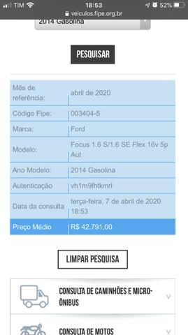 Vendo/Troco Ford Focus 1.6 S 16V Powershift - Flex - 2014 - Foto 7