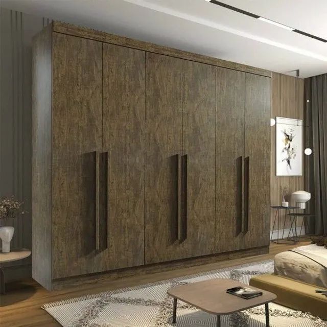 Roupeiro 6 Portas Da Vinci Plus 100% MDF!! Rf337m - Foto 5