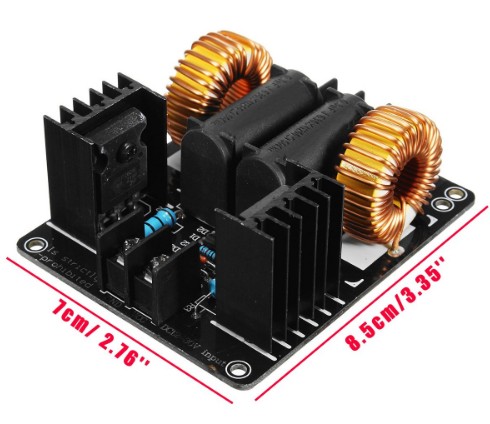 Zvs Placa De Aquecimento De Indução 1000w  - Foto 3