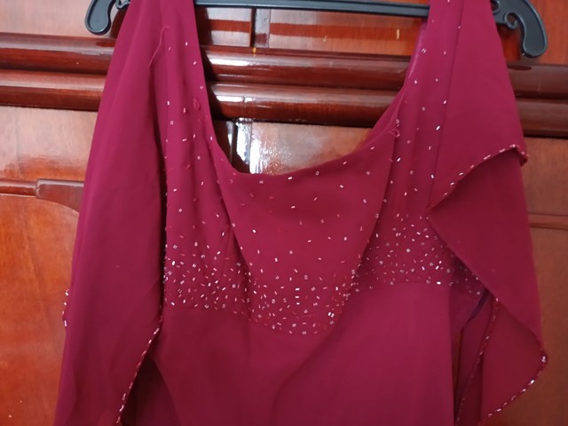 Vestido de festa vinho - Foto 3