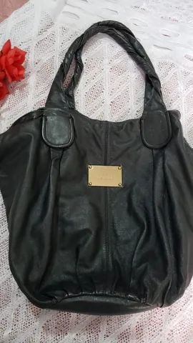 Bolsa Corte grande em couro  - Foto 4