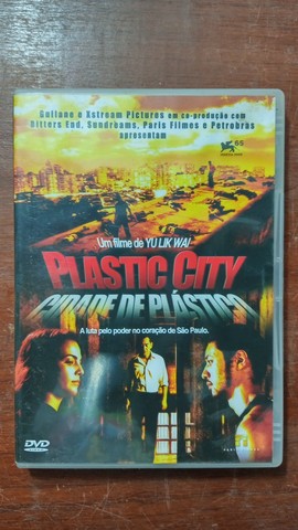 dvd - plástic city - cidade de plástico original usado