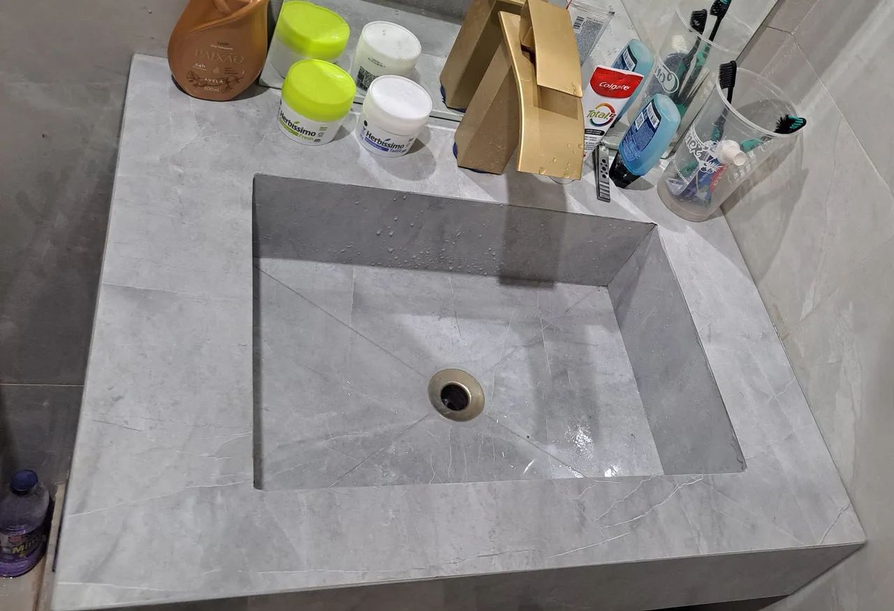 Pia porcelanato sob medida lindíssima