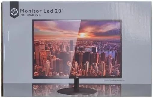 Monitor Preto 20" 75Hz HDMI VESA - Foto 3