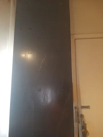 2 chapas de mdf preto 2.75x57