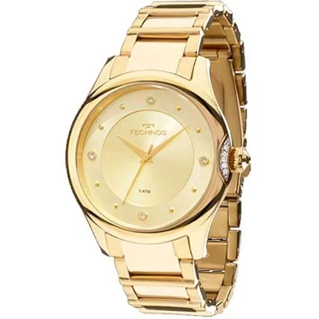 Relógio Technos Feminino Elegance Swarovski 2035mfr/4x