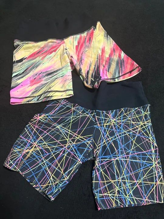 Combo 2 shorts academia treino M