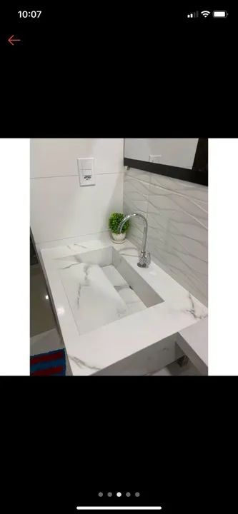 Pias ,bancadas  lavatório nichos porcelanato  - Foto 2