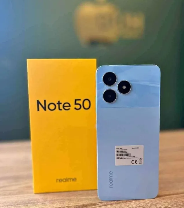 Celular Realme Note 50 128GB 4 RAM - Preto/Azul Lacrado Global