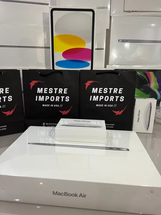 MACBOOK AIR M1 | 8 DE RAM | 256 GB | 13POL | CINZA NOVO LACRADO (ENTREGA GRÁTIS EM BH )  - Foto 3