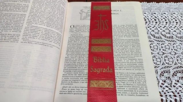 Bíblia Antiga Edição Barsa 1966 com caixa original - Foto 4