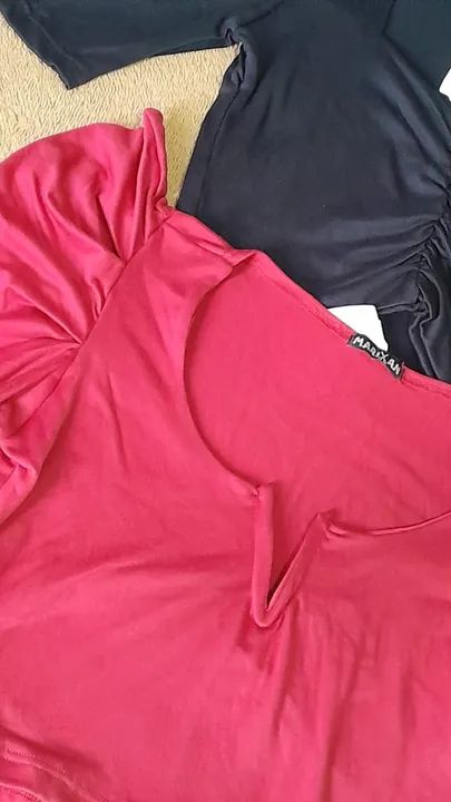 Vendem-se Blusas Cropped Manga Bufante 