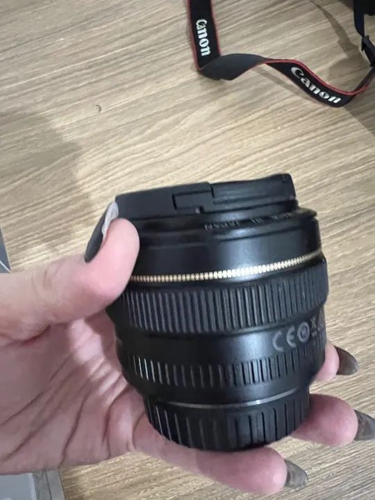 Kit completo Câmera fotográfica Cânon T6 + 2 lentes e  flash - Foto 5