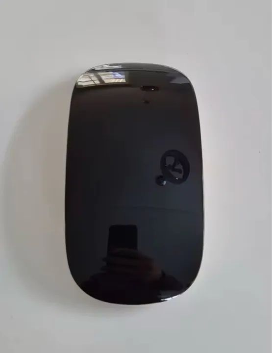 Mouse sem fio Bluetooth preto (estilo da apple) - Foto 3