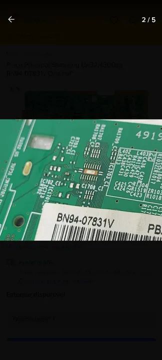 Placa Principal Samsung Un32J4300ag Bn94-07831v Original - Foto 4