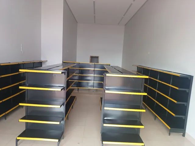 #Brasil DF Gôndolas e equipamentos prateleiras em aço pra supermercados e comércio  - Foto 4