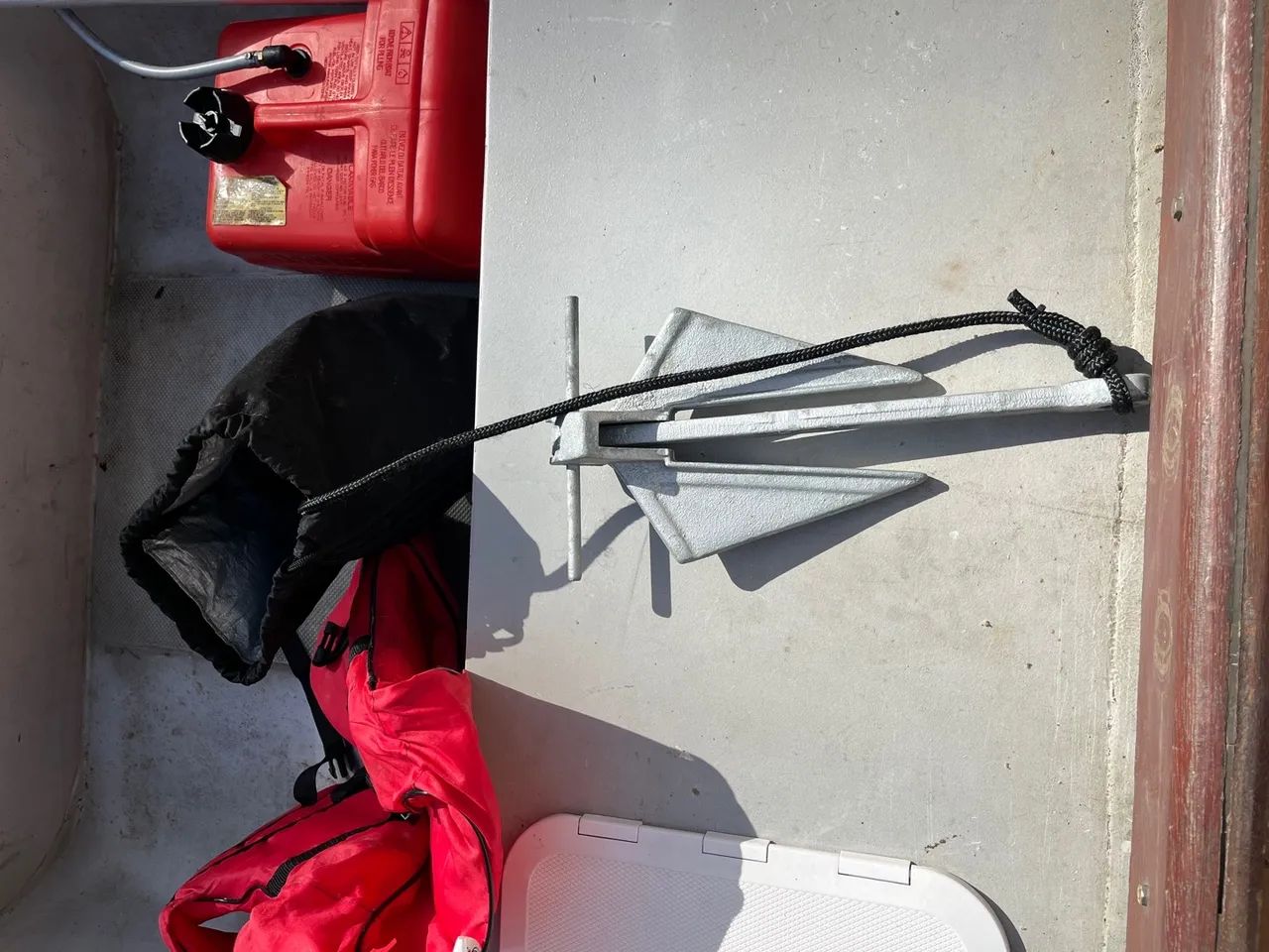 Vendo barco de fibra casco duplo completo  - Foto 3