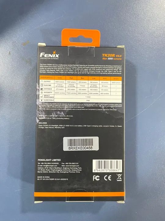 Lanterna Fenix PD36R e bateria 5000mah  - Foto 2