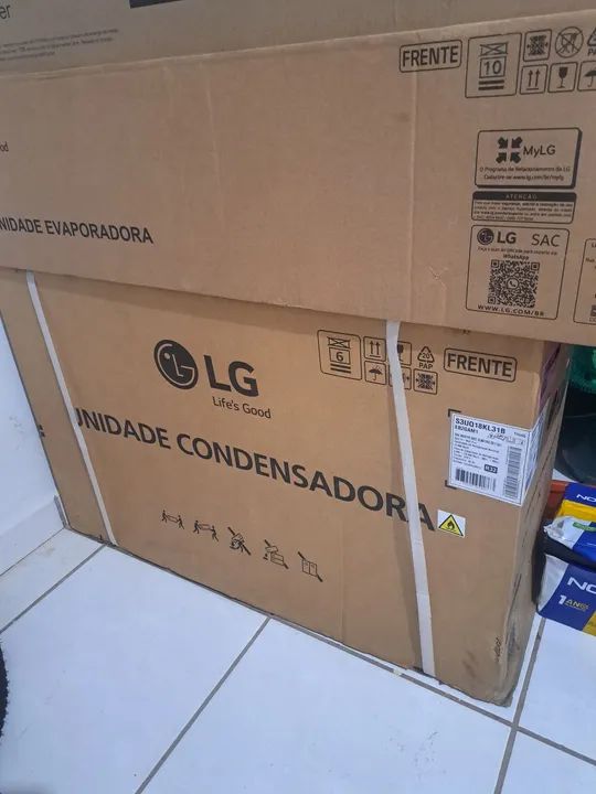 Ar Condicionado LG Voice 18.000 BTUs Frio Novo - Foto 4