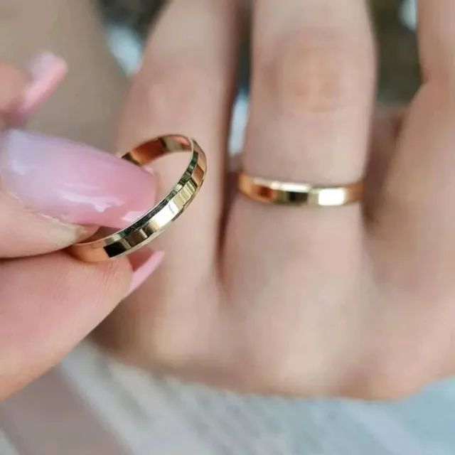 PAR DE ALIANÇAS COMPROMISSO 