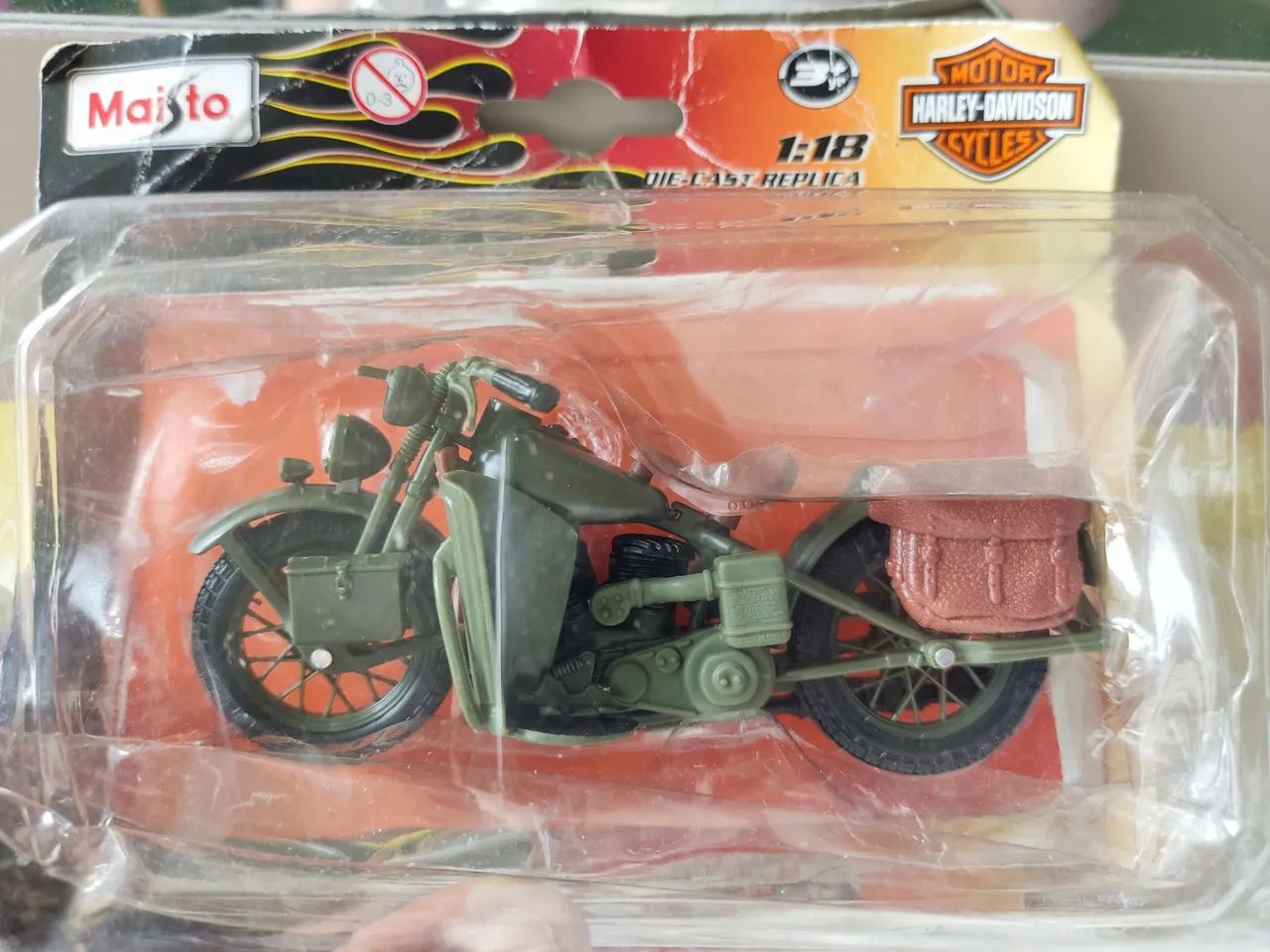 Coleção Motos Haley Davidson 1942 WLA - Miniatura - Foto 3