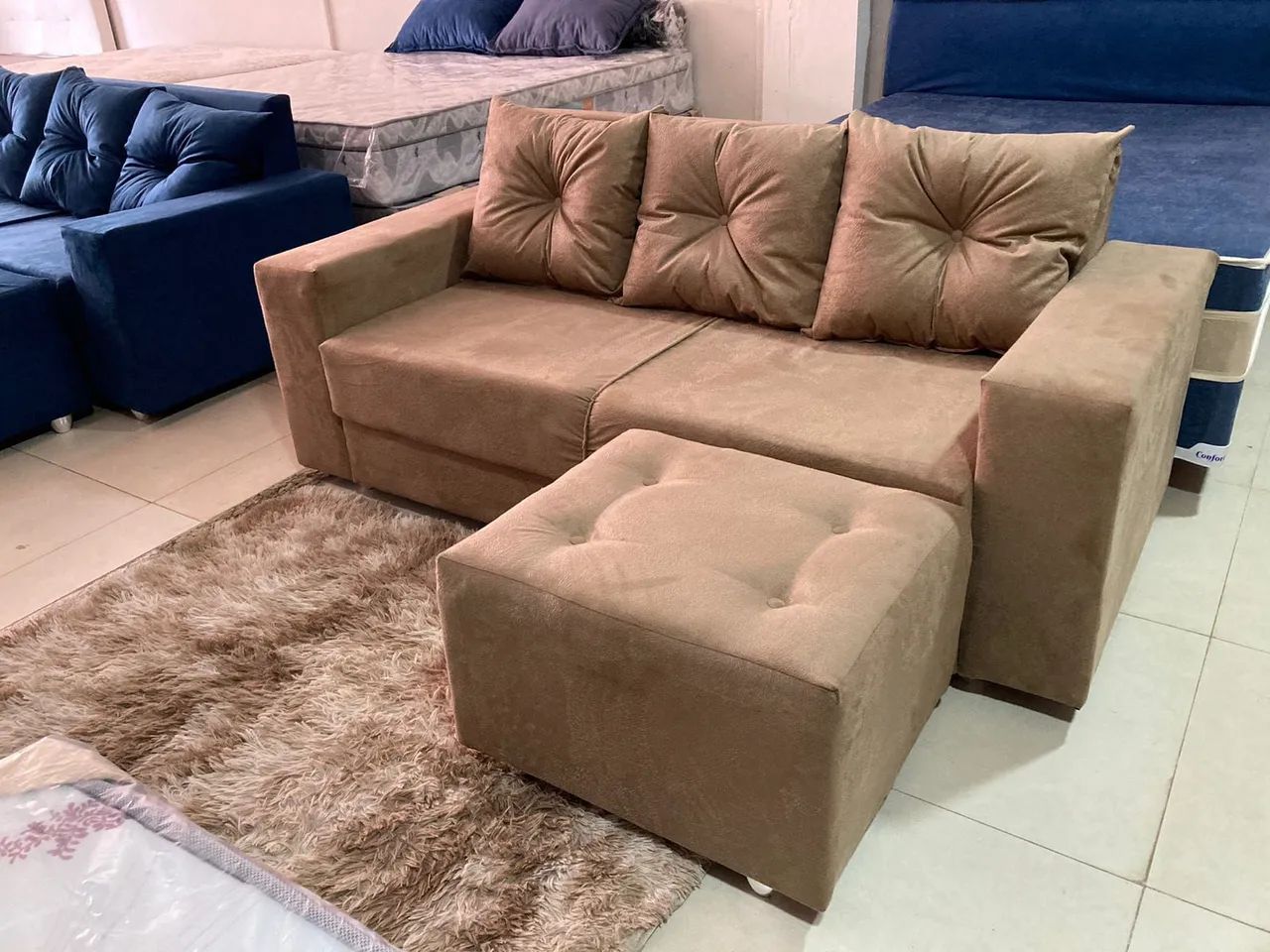 Sofá De Conjunto (QUEIMA DE ESTOQUE)65104746079361121