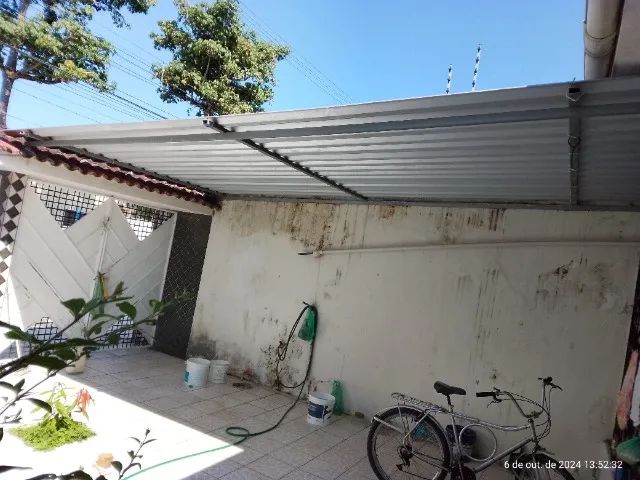 Coberta de zinco medindo 6 x 3