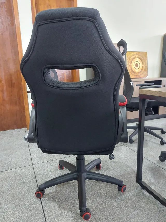Cadeira Presidente  - Cadeira Gamer BLX 6001G - Preta/vermelha - Foto 4