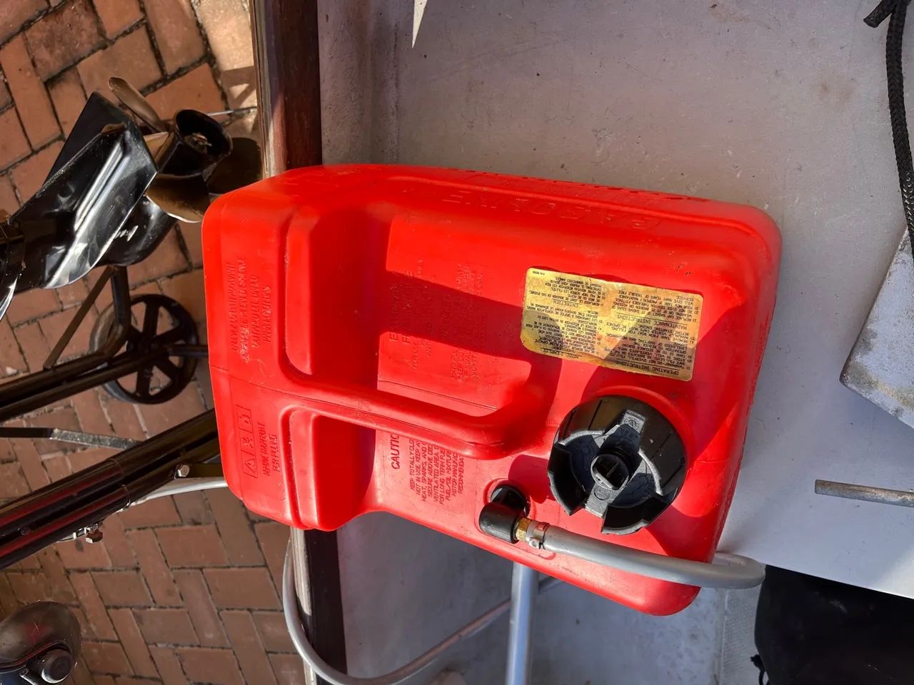 Vendo barco de fibra casco duplo completo  - Foto 4