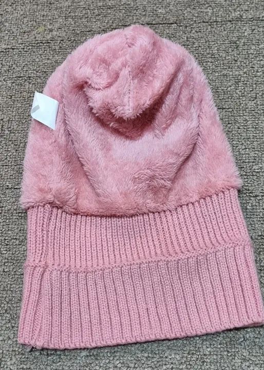 Gorro lã e pelúcia - Foto 3
