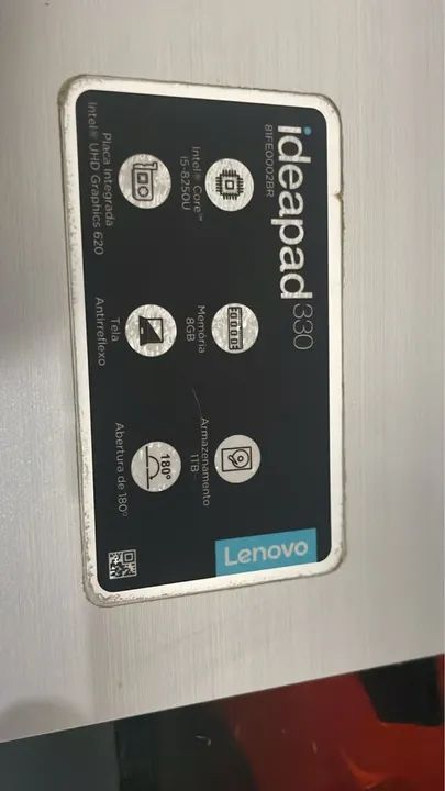 Notebook Lenovo Ideapad 330 - 8GB RAM - 1TB HD - Intel Core i5 - Foto 3