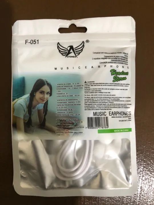 Fone de Ouvido Headset Stereo F-051 - Foto 3