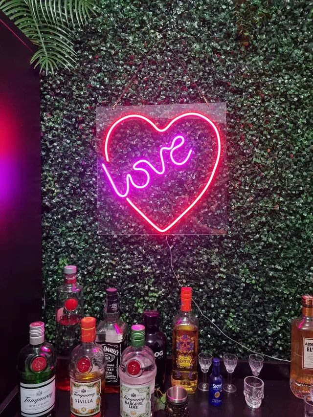 Letreiro Néon led Placa acrílico love - Foto 3