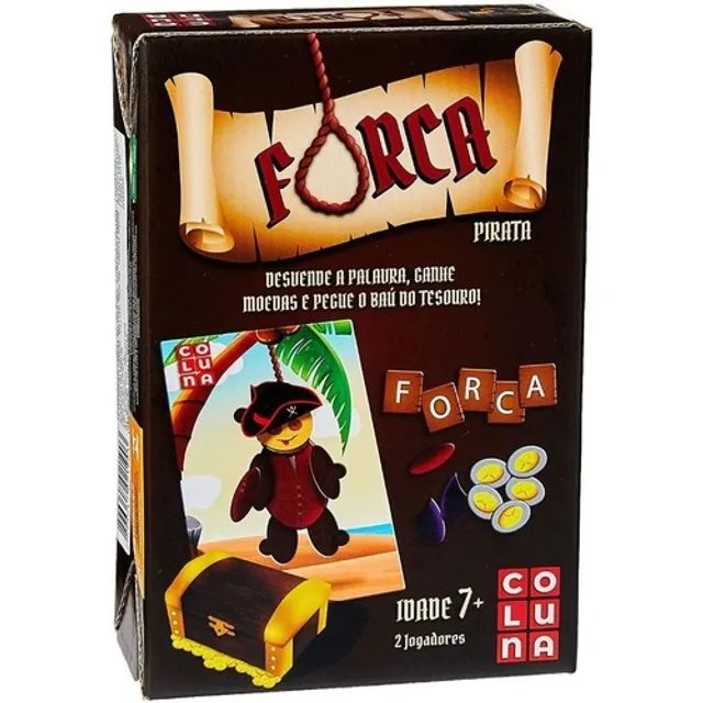 Jogo Da Forca Pirata C/tabuleiro 2190. - Foto 2